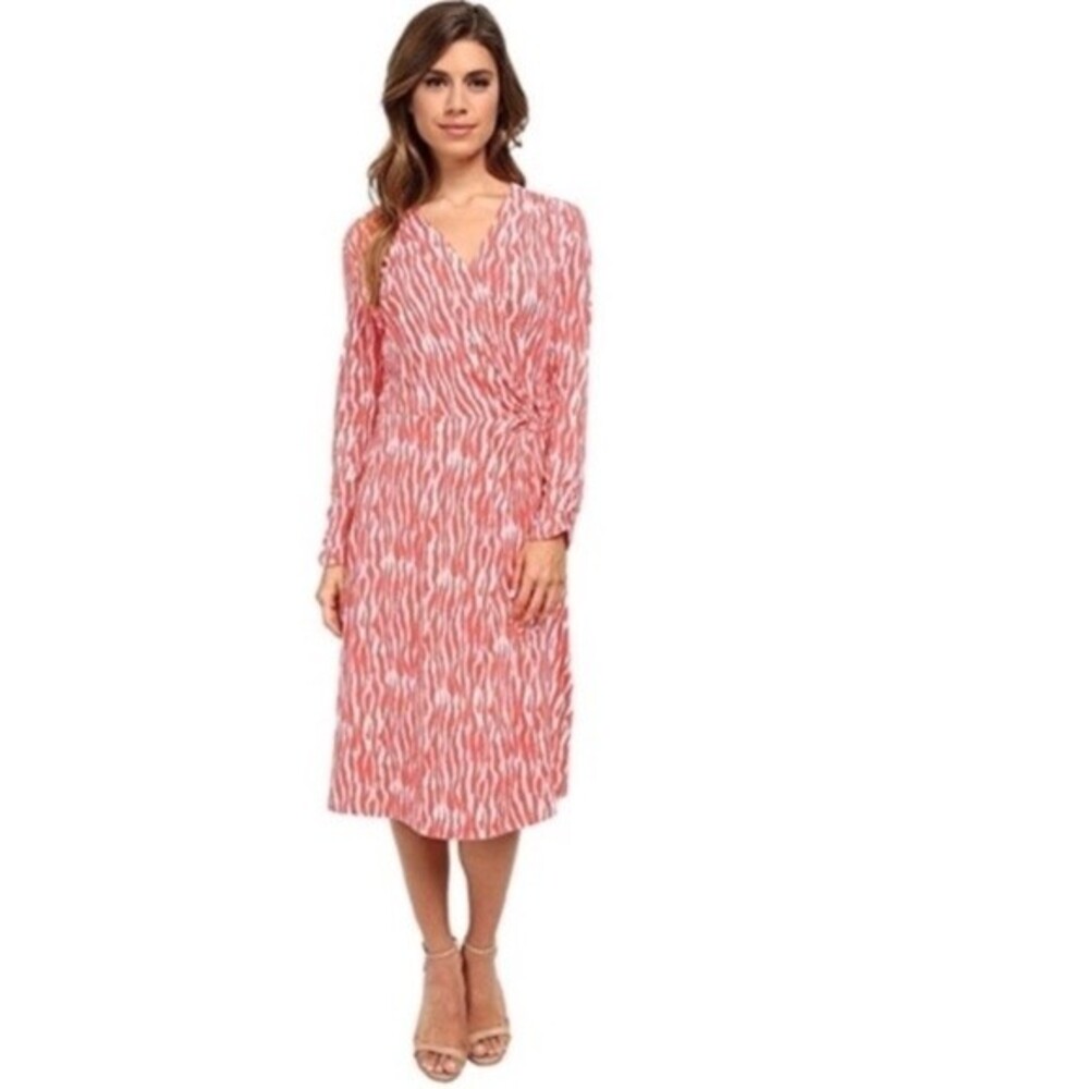 Pendleton Breezeway Zebra Print Faux Wrap Long Sl… - image 2